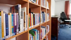 Bücherregal: Teil unserer Hausbibliothek
